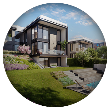 Solitérní vily B a Cvíce info