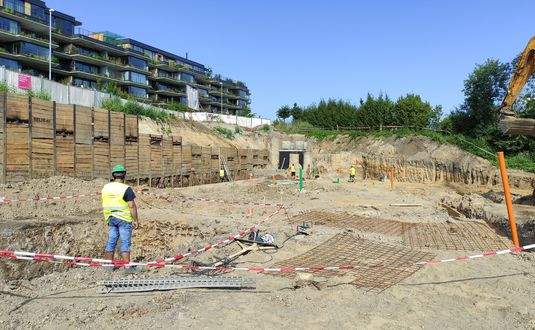 Bytové domy 2E ve výstavbě